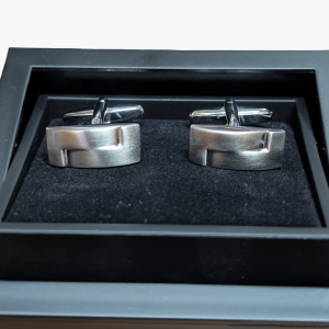Gemelo plateado figura doble