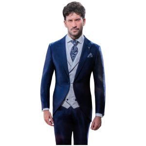 Traje semichaqué Giovanni Ricci con cadena