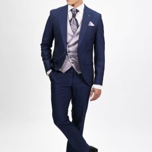 Traje novio Javier Arnaiz Azul